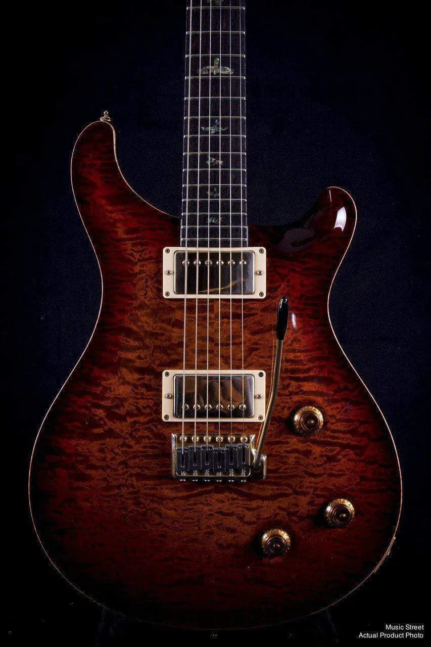 USED - PRS Custom 22 Artist Pack, Dark Cherry Sunburst Quilt, 2002