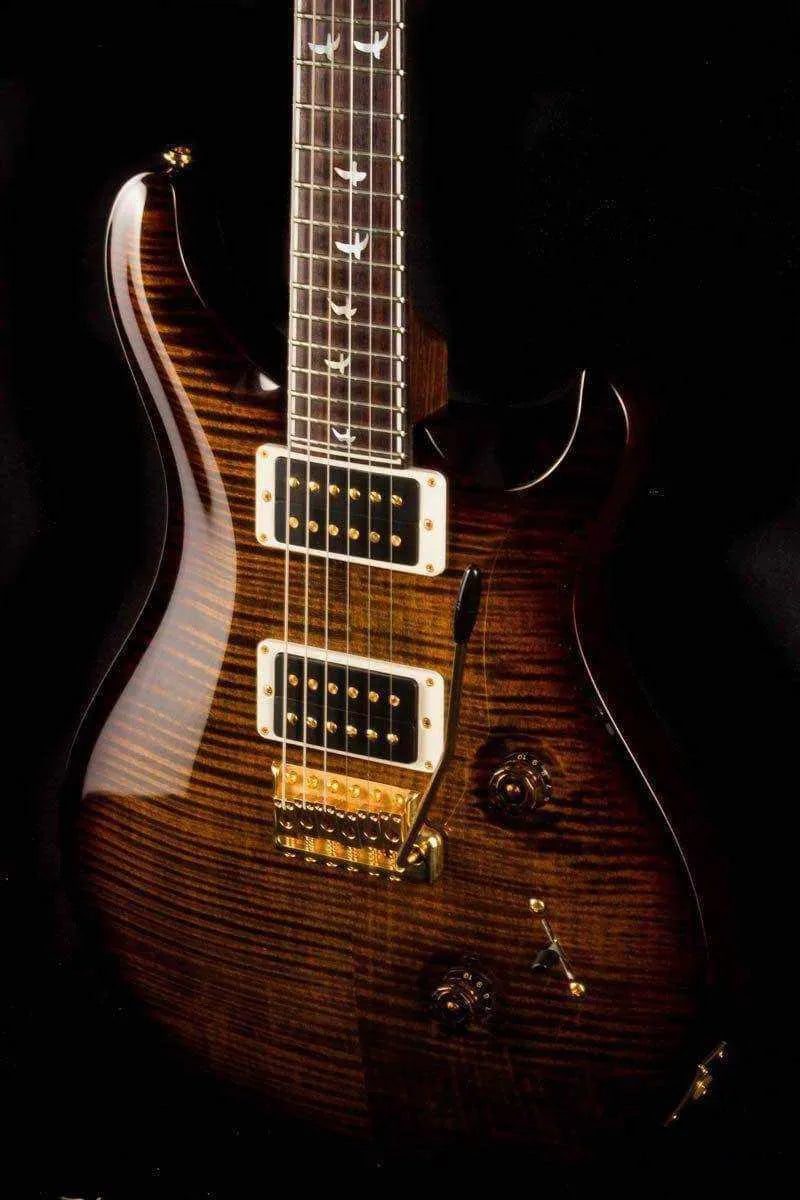 USED - PRS Custom 24, 30Th Anniversary - Wood Library Limited - Black Gold