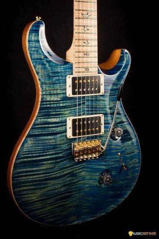 USED - PRS Custom 24 River Blue, Flame Maple Neck - #243061