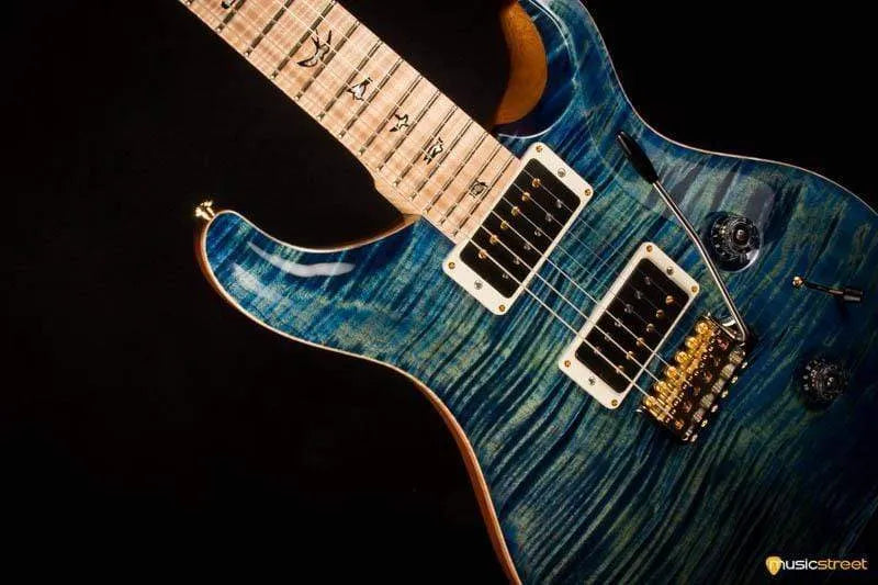 USED - PRS Custom 24 River Blue, Flame Maple Neck - #243061