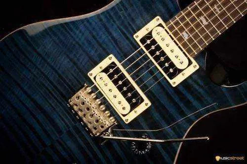 USED - PRS Se Custom 24 Bevelled Top Electric Guitar, Whale Blue