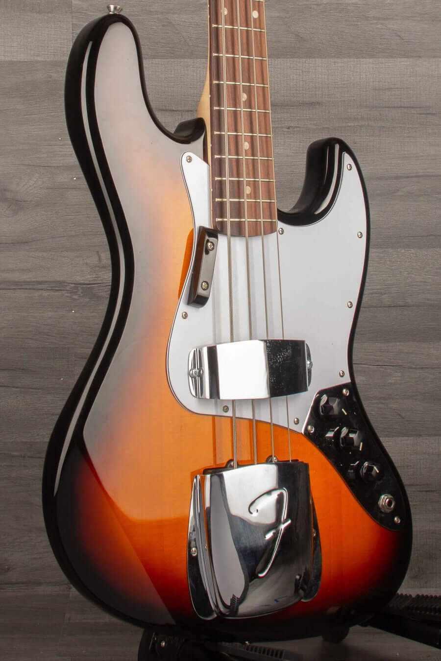 USED - Squier Affinity Jazz Bass Guitar - Sunburst