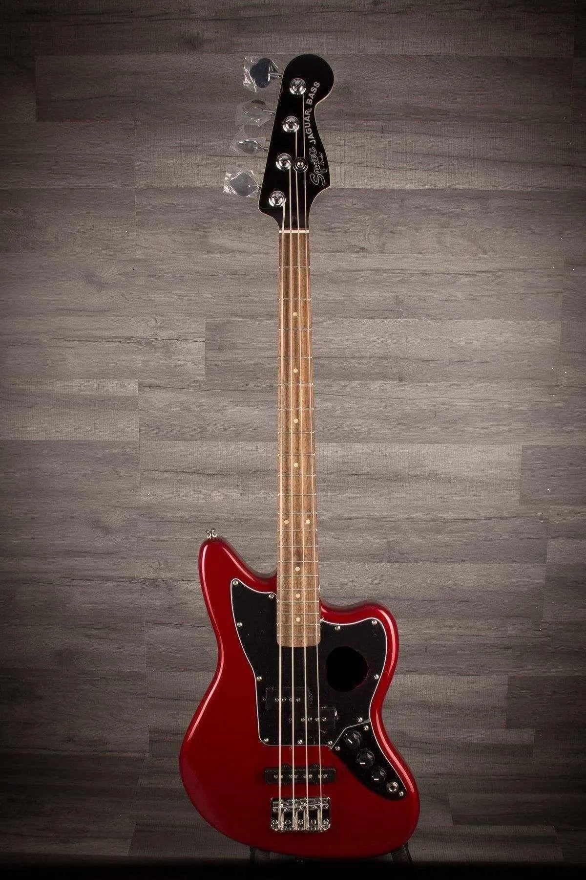 Squier - Vintage Modified Jaguar Bass Short Scale Candy Apple Red