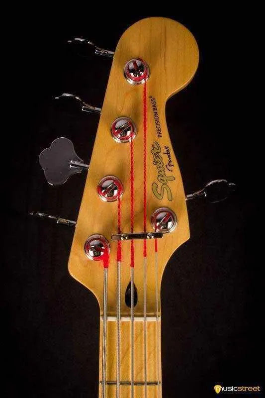 USED - Squier Vintage Modified Precision Bass V, Olympic White