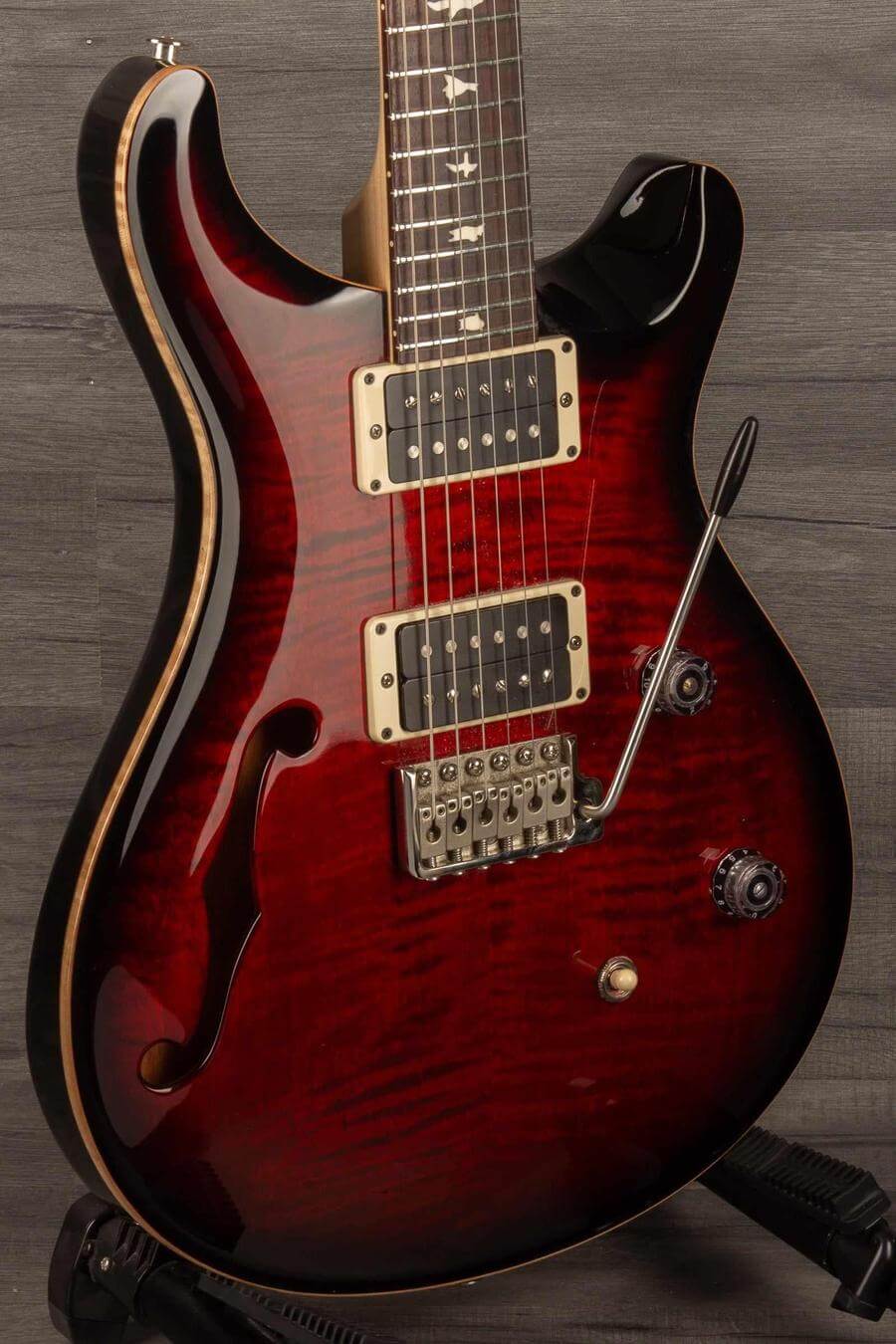 USED - PRS CE24 Semi Hollow - Fire Red