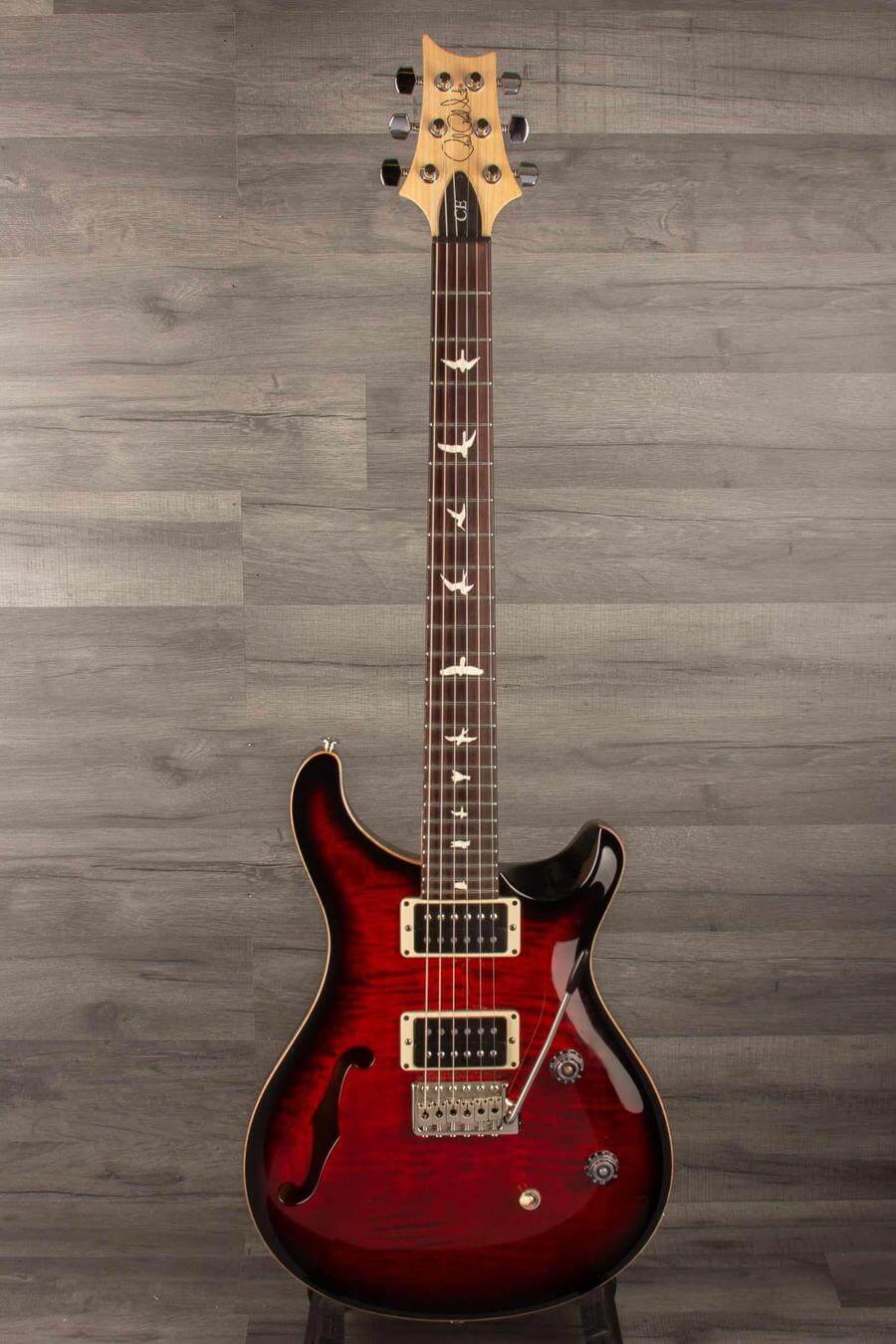 USED - PRS CE24 Semi Hollow - Fire Red