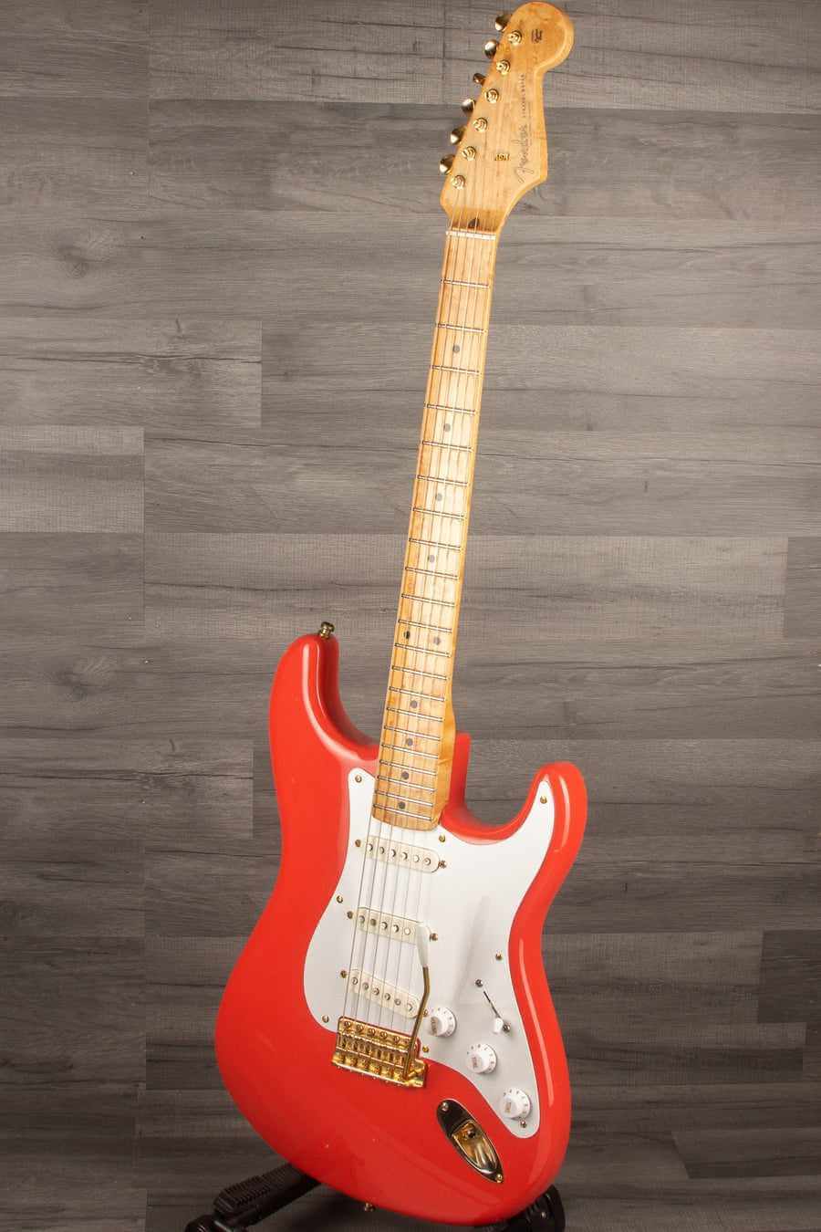 USED - Fender Custom '56 NOS Fiesta Red Stratocaster Electric Guitar s#R88311