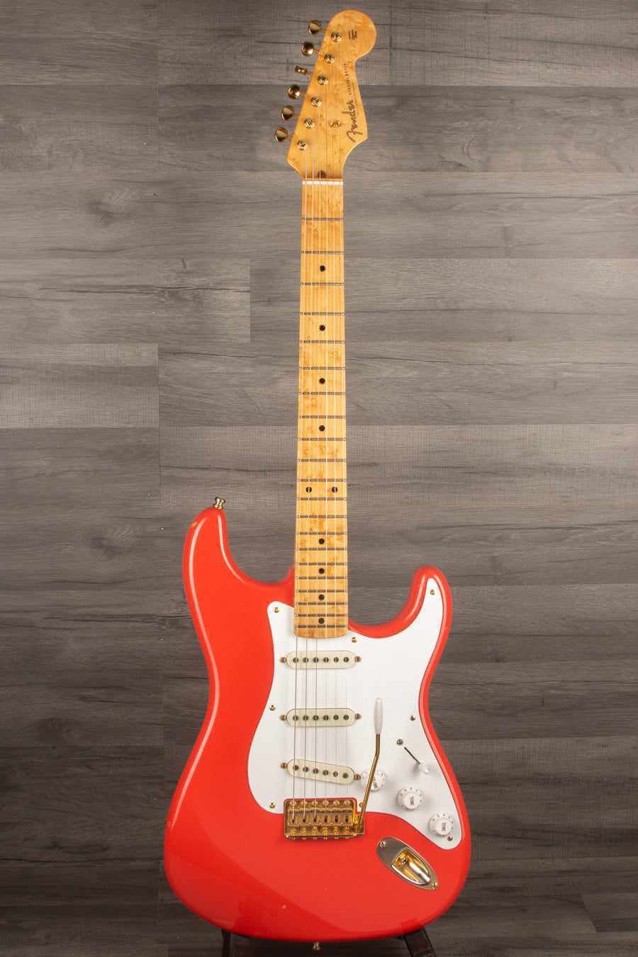USED - Fender Custom '56 NOS Fiesta Red Stratocaster Electric Guitar s#R88311