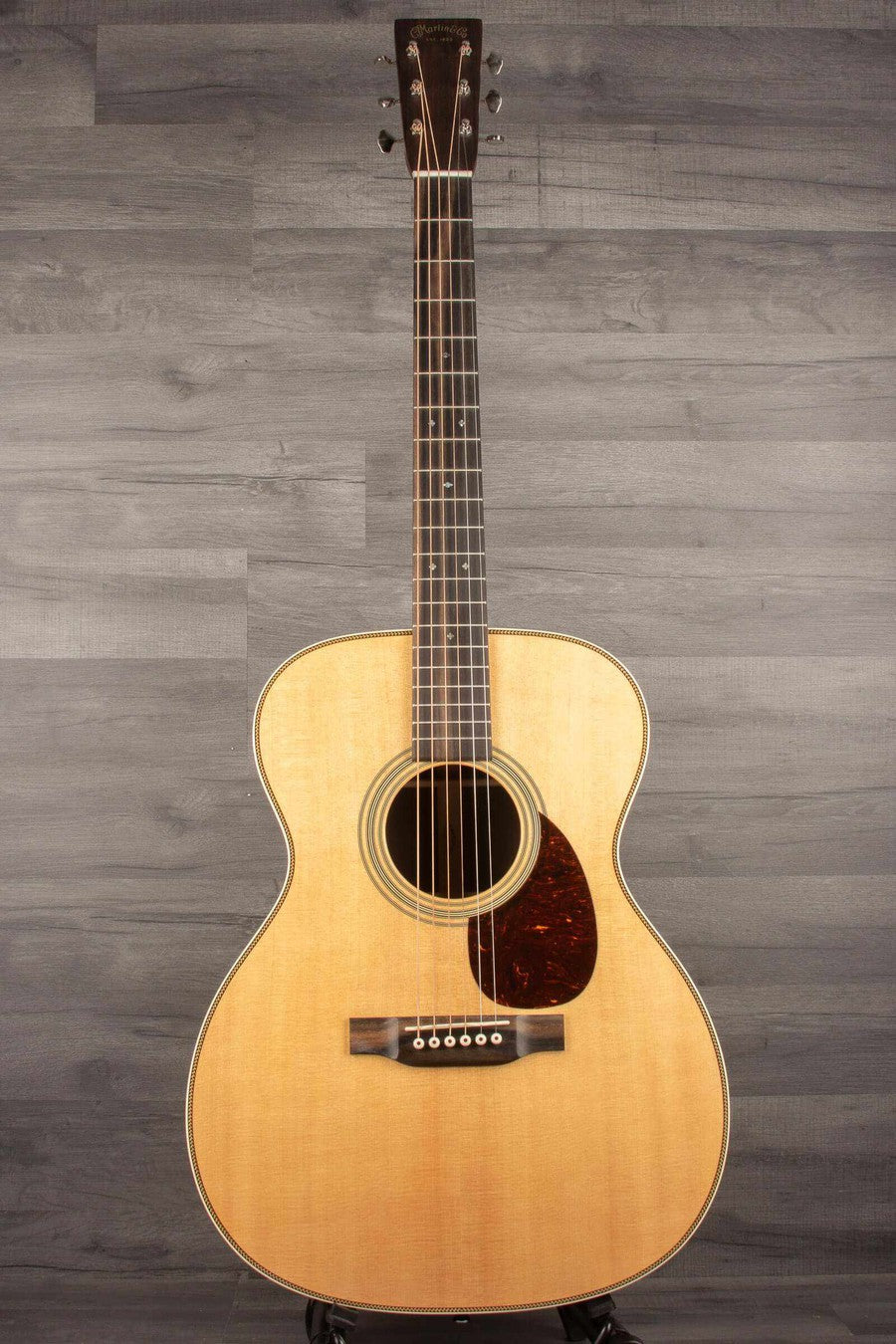 USED - Martin OM28 with Fishman Aura VT Enhance Acoustic Guitar