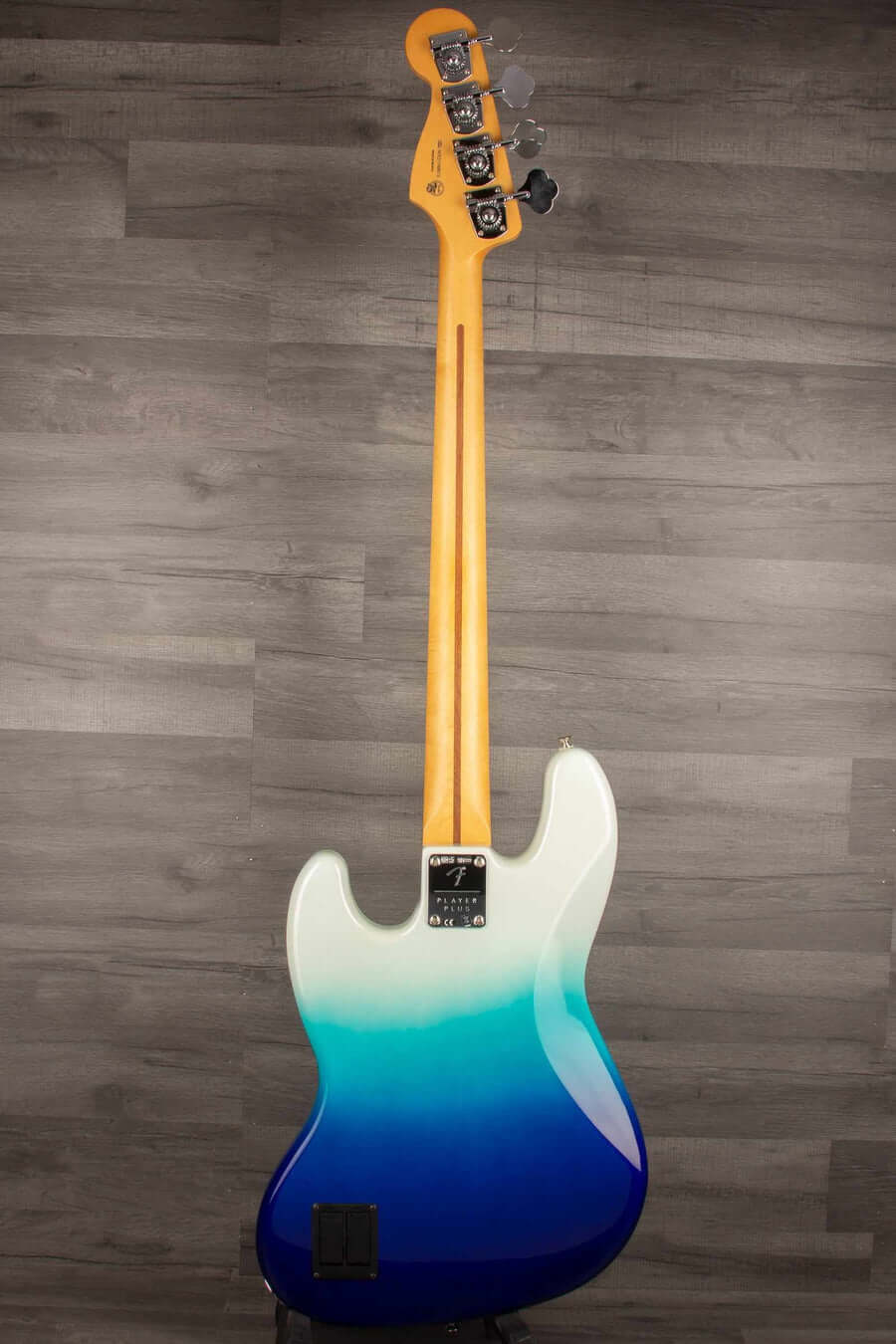 USED - Fender Player Plus Jazz Bass Guitar, Pau Ferro Fingerboard - Belair Blue