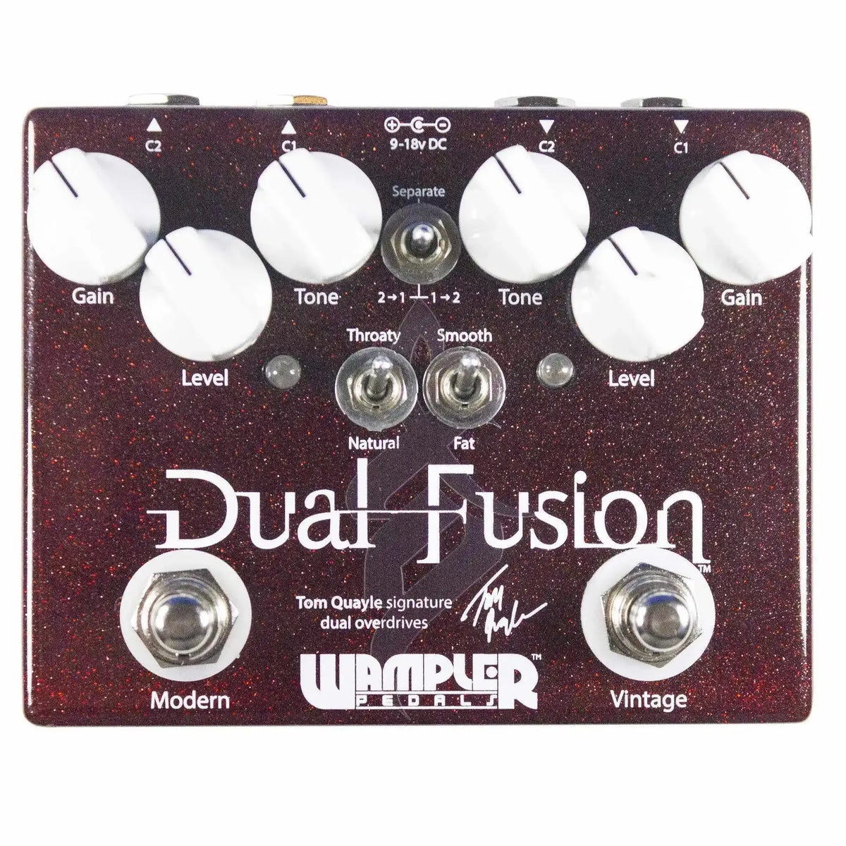 Wampler Pedals Dual Fusion Tom Quayle Signature Series Overdrive Pedal