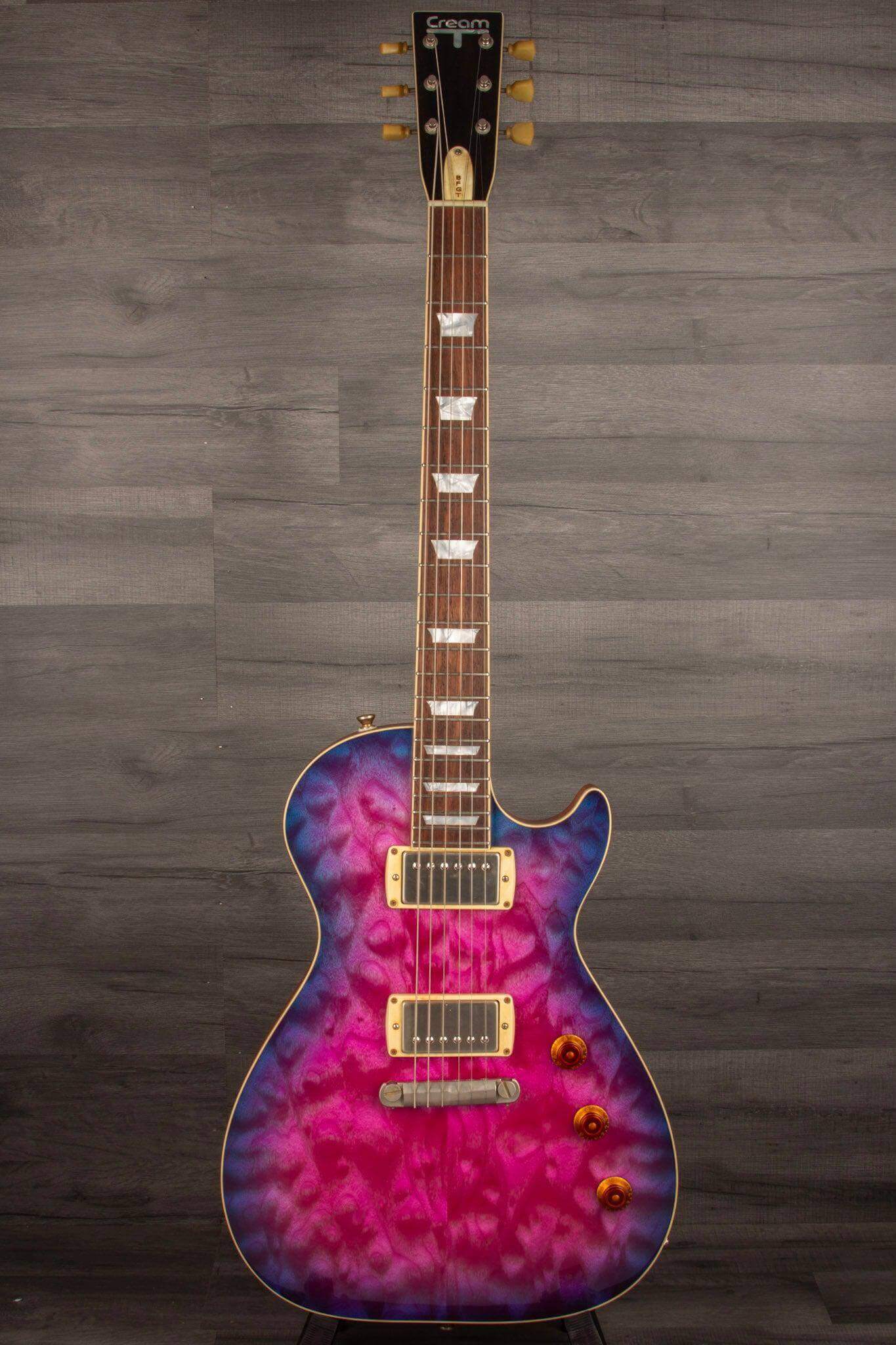 Cream T Guitars - Aurora BFGT 2PS in Bubblegum Burst