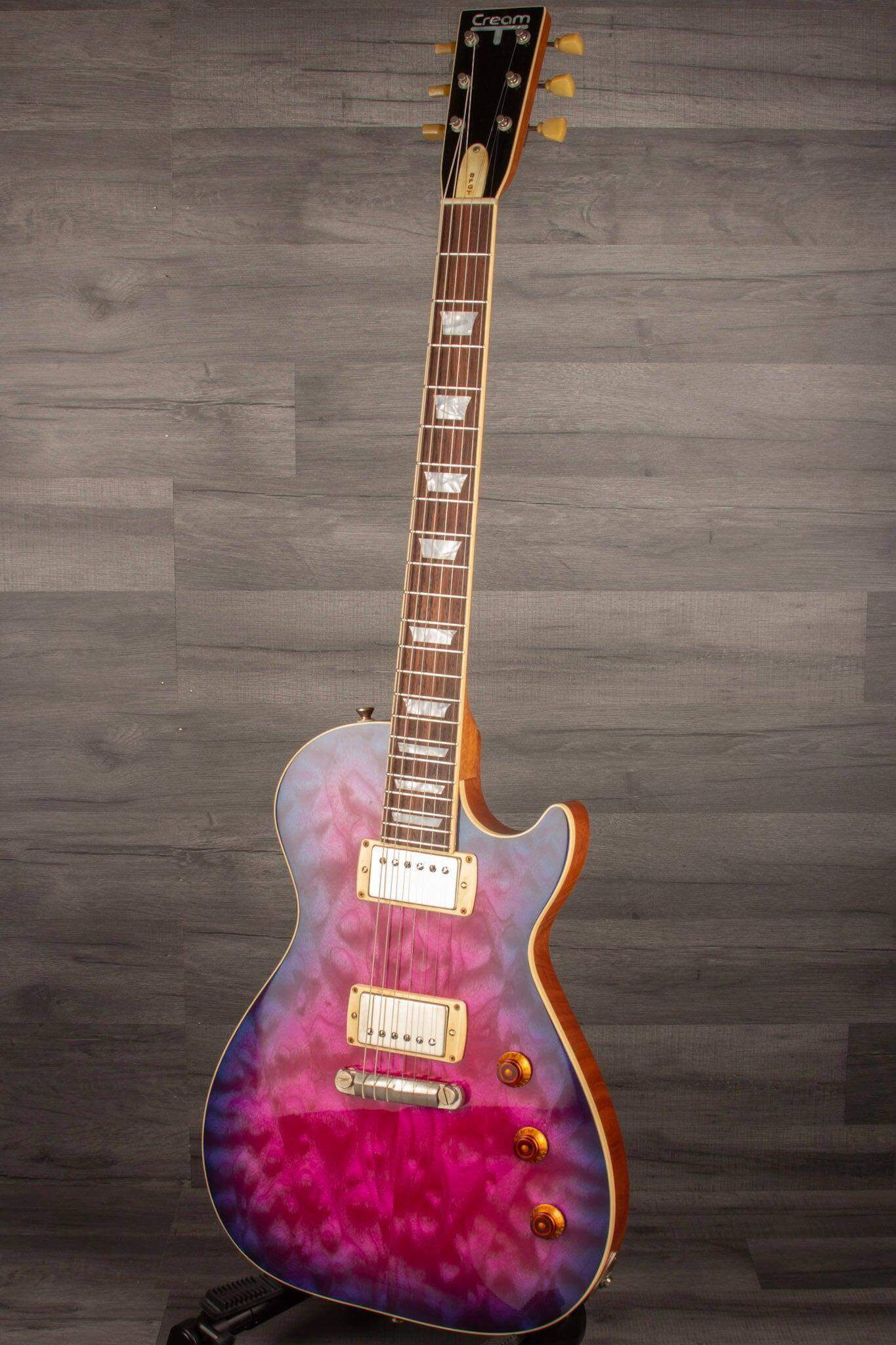Cream T Guitars - Aurora BFGT 2PS in Bubblegum Burst