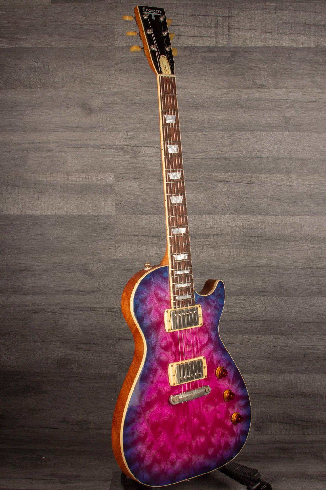 Cream T Guitars - Aurora BFGT 2PS in Bubblegum Burst