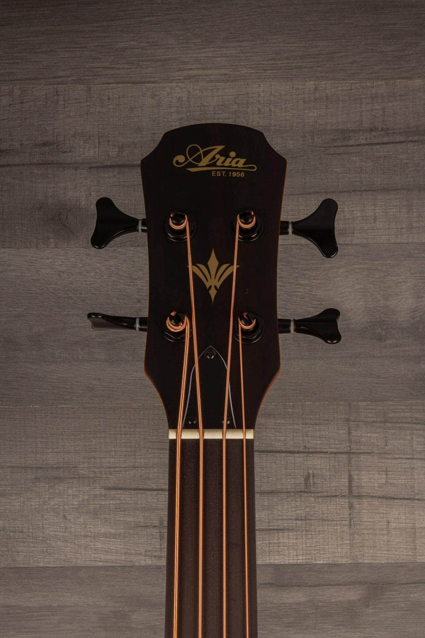 Aria FEB F2/FL Fretless Acoustic Bass Natural - MusicStreet