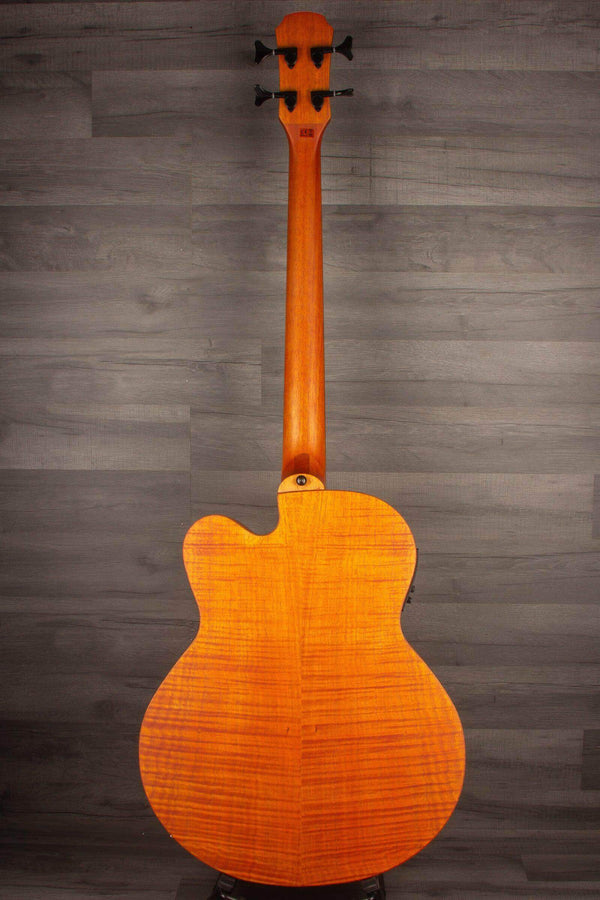 Aria FEB F2/FL Fretless Acoustic Bass Natural - MusicStreet