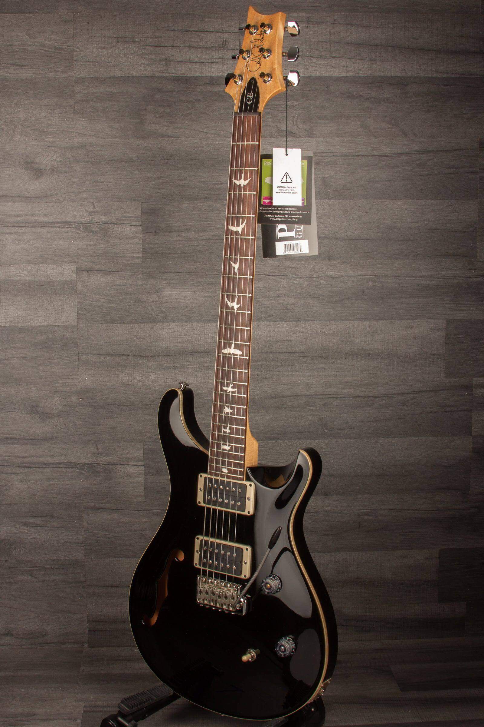PRS CE24 Semi Hollow Electric Guitar - Black s#0344726