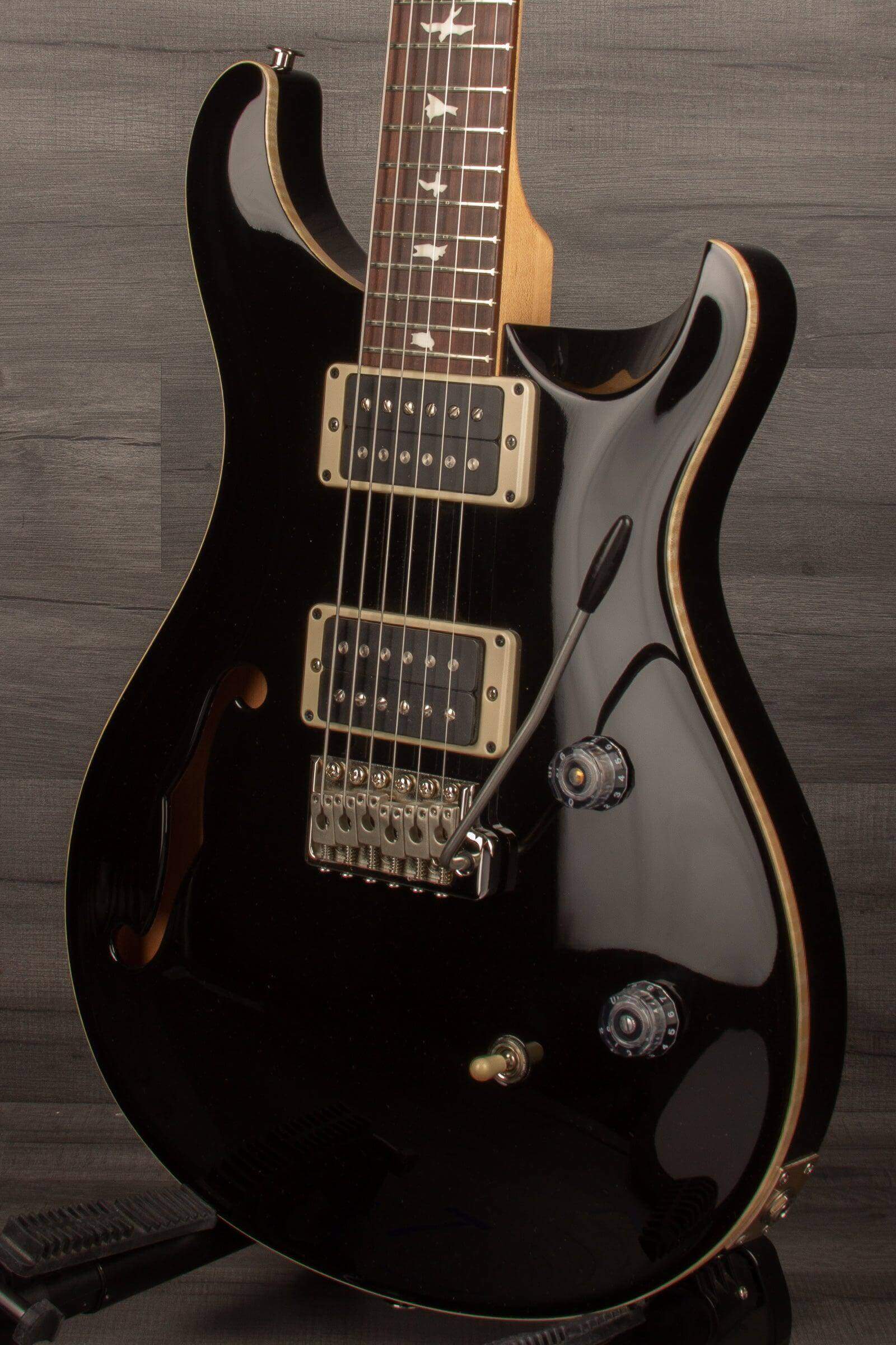 PRS CE24 Semi Hollow Electric Guitar - Black s#0344726