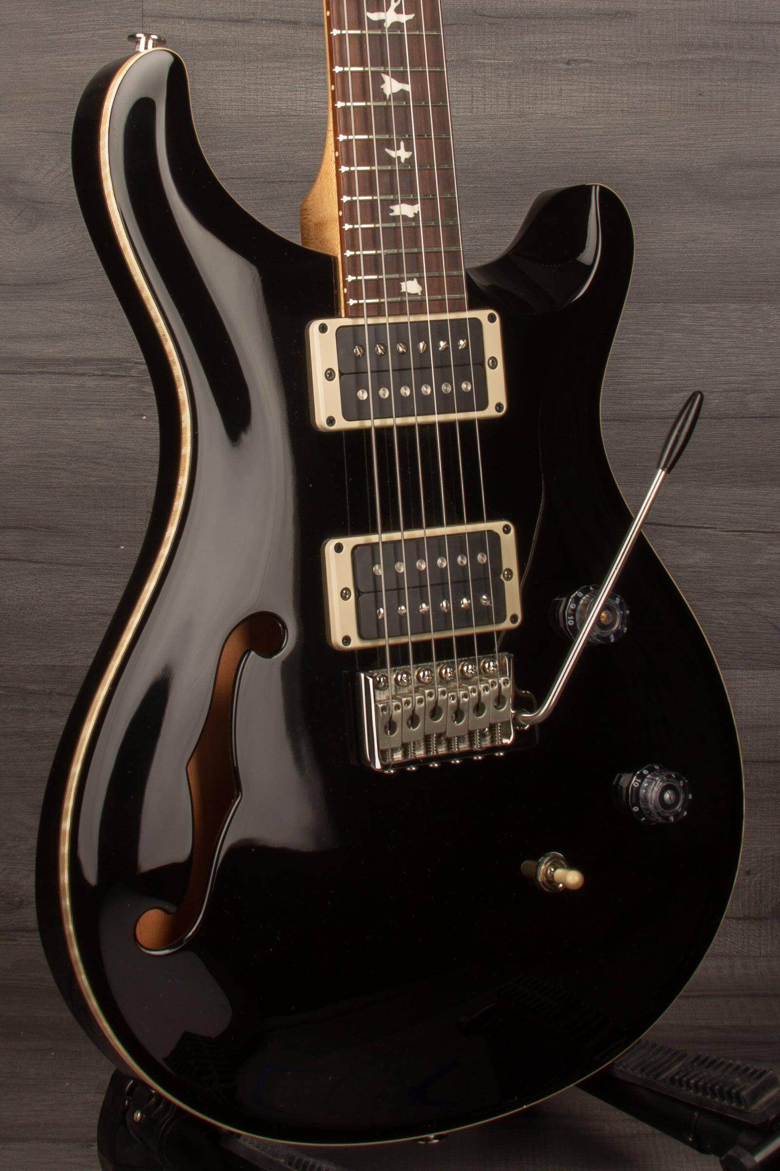 PRS CE24 Semi Hollow Electric Guitar - Black s#0344726