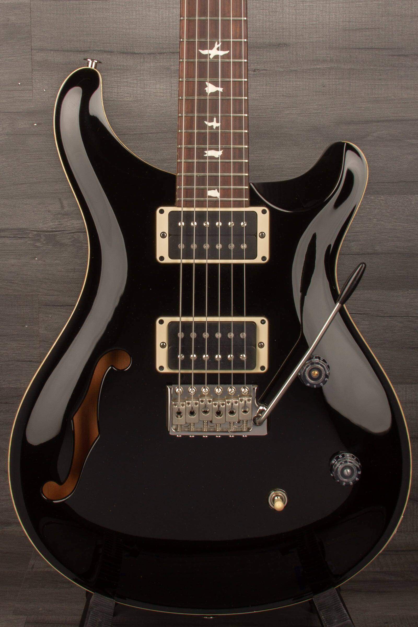 PRS CE24 Semi Hollow Electric Guitar - Black s#0344726