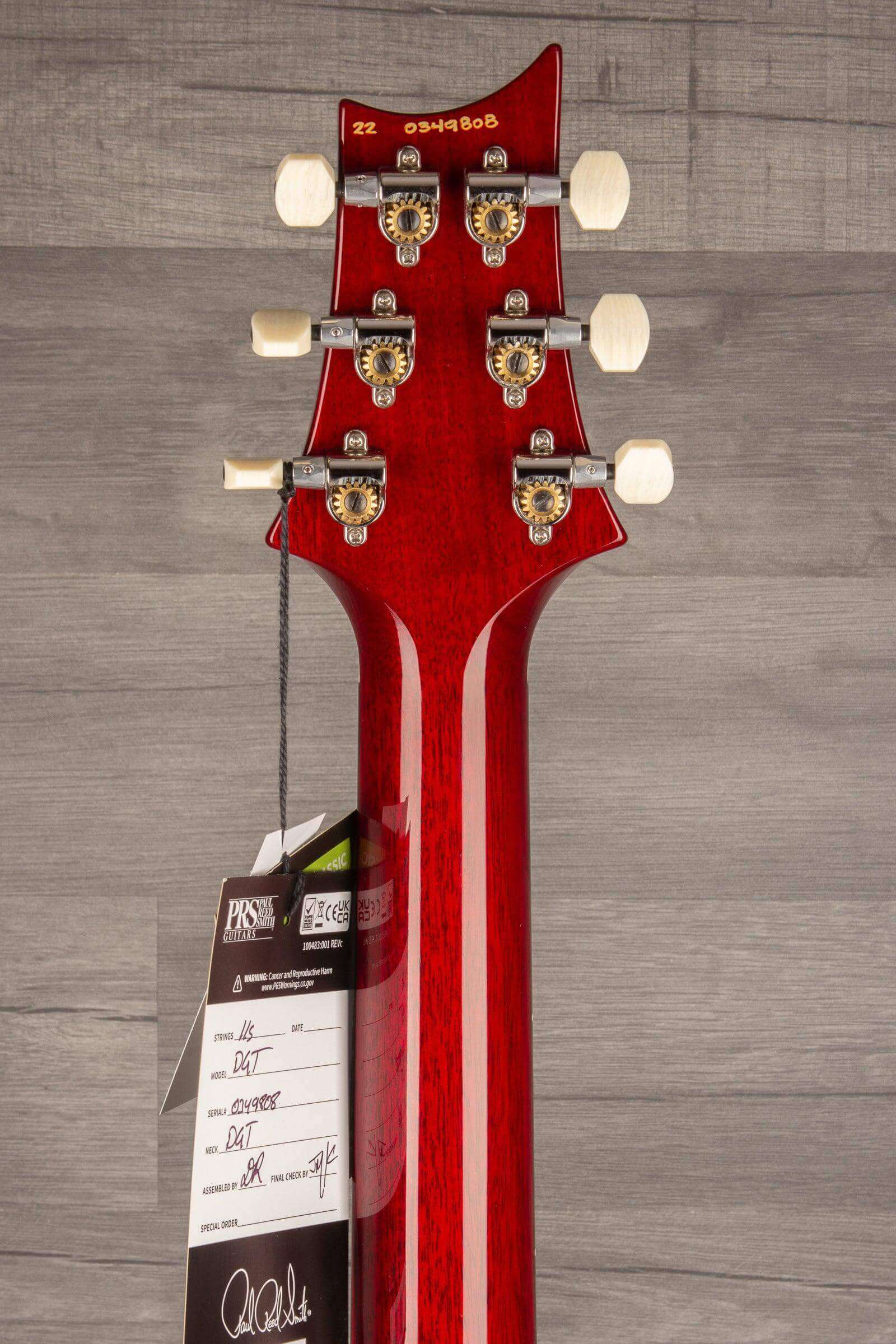 PRS DGT Dark Cherry Sunburst s#0349808