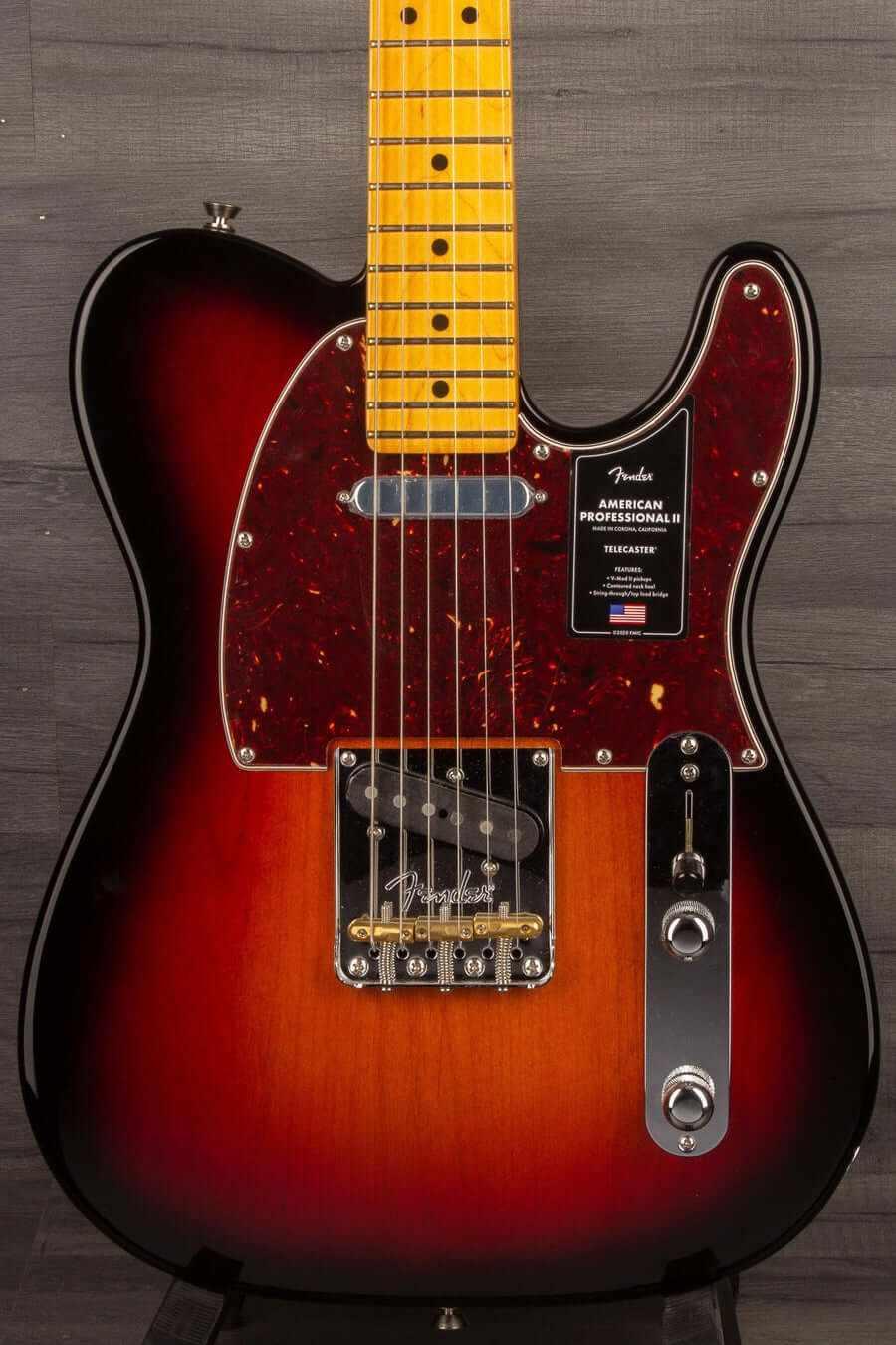 Fender American Professional II Telecaster - 3 tone sunburst