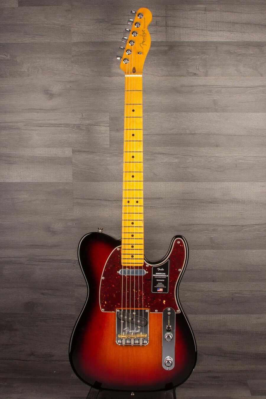Fender American Professional II Telecaster - 3 tone sunburst