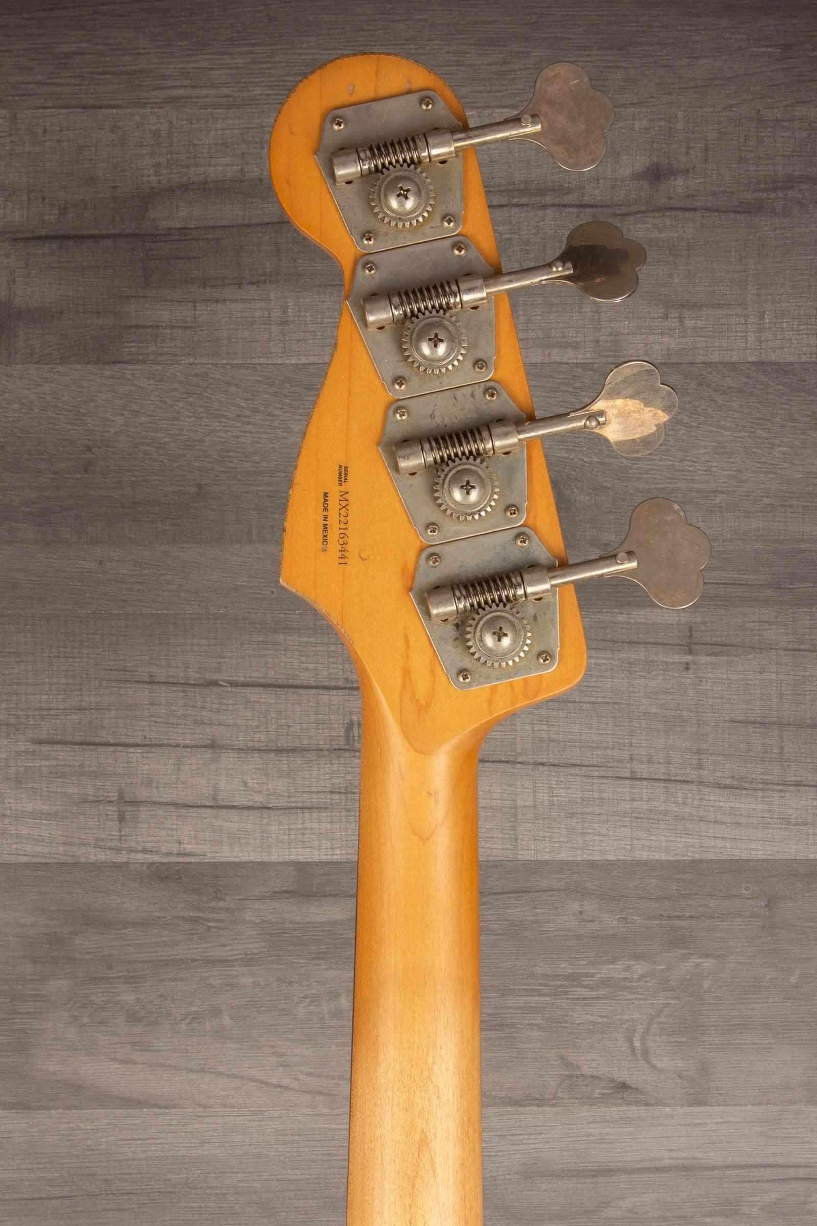 Fender Flea Signature Jazz Bass Guitar (Roadworn Shell Pink)