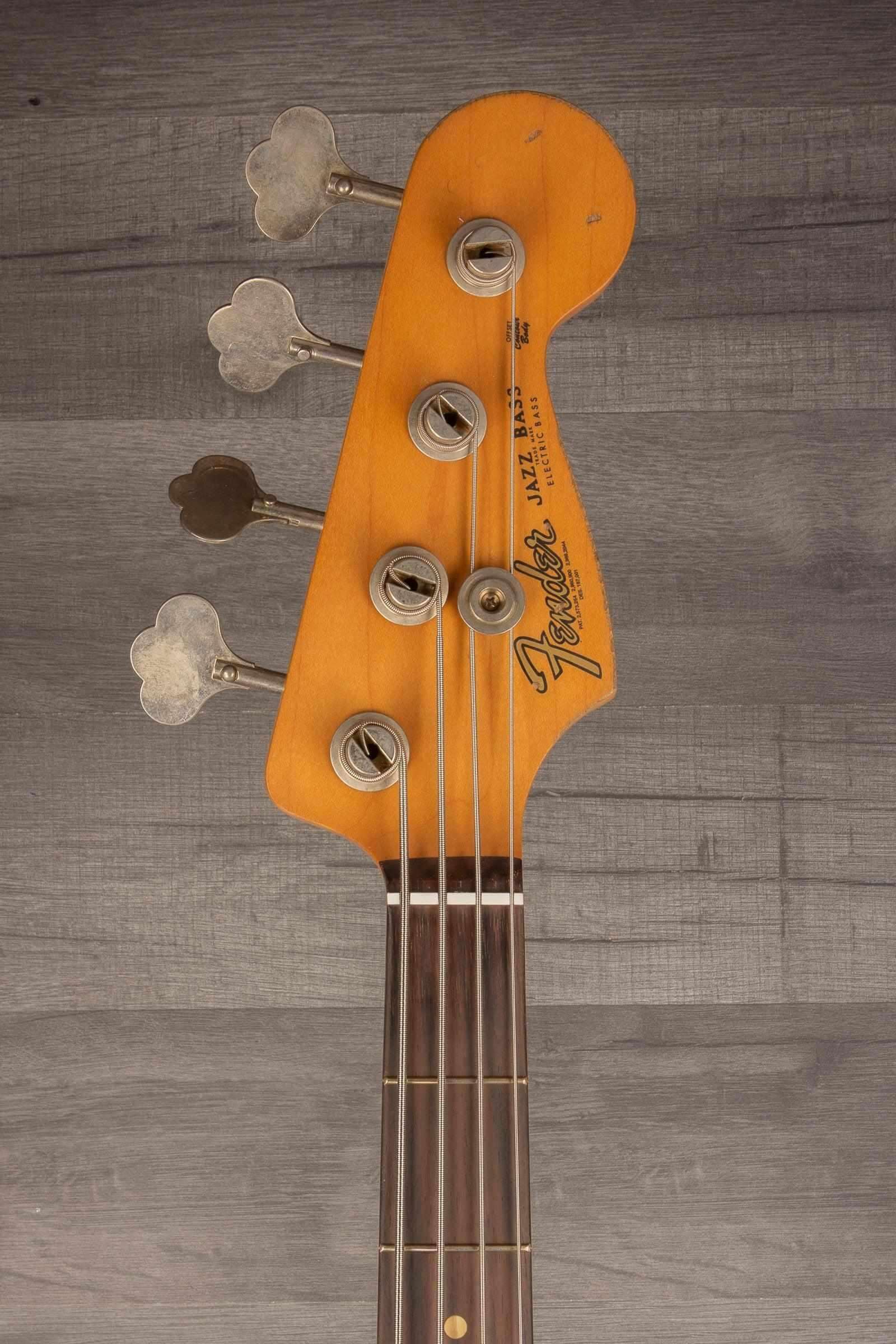 Fender Flea Signature Jazz Bass Guitar (Roadworn Shell Pink)