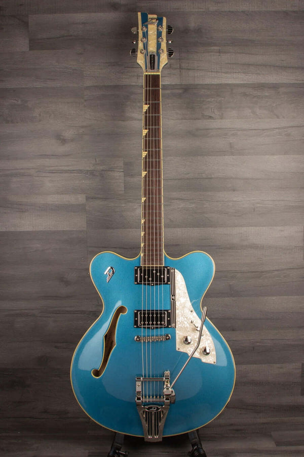 Duesenberg Fullerton Elite Catalina Blue With Hard Case | MusicStreet