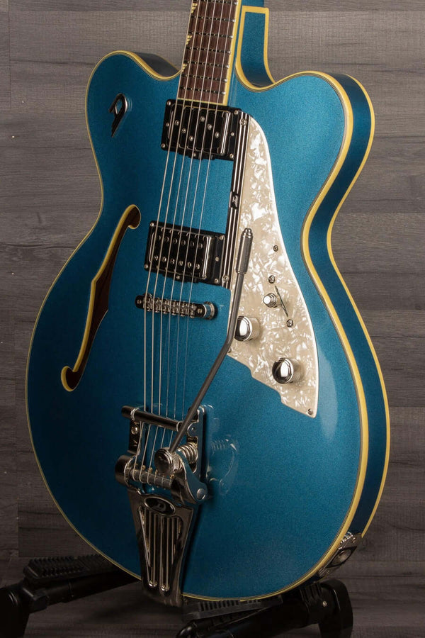 Duesenberg Fullerton Elite Catalina Blue With Hard Case | MusicStreet