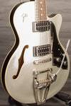 Duesenberg Starplayer Tv In Silver Sparkle With Hard Case - MusicStreet