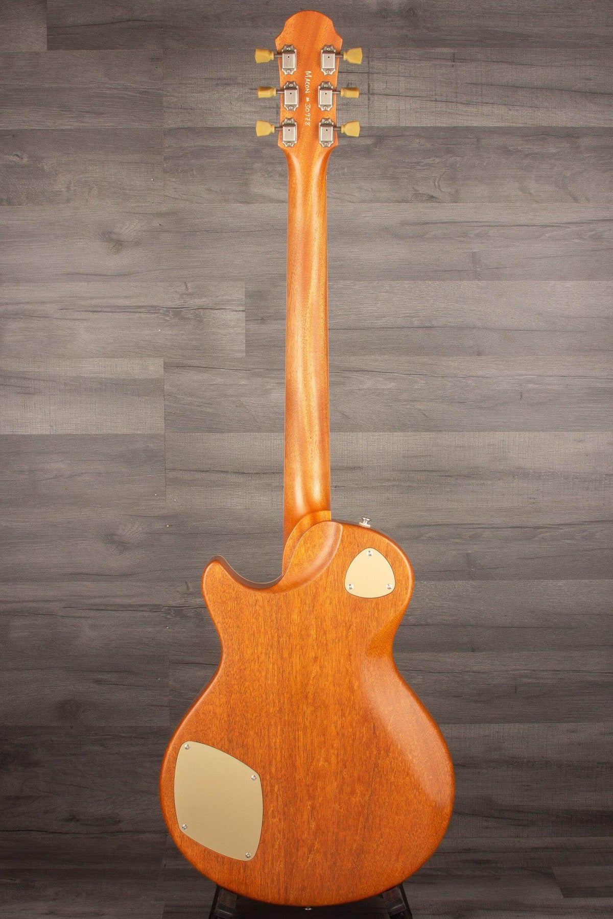 Patrick James Eggle Macon Carved Top - Semi Blue Burst s#30978