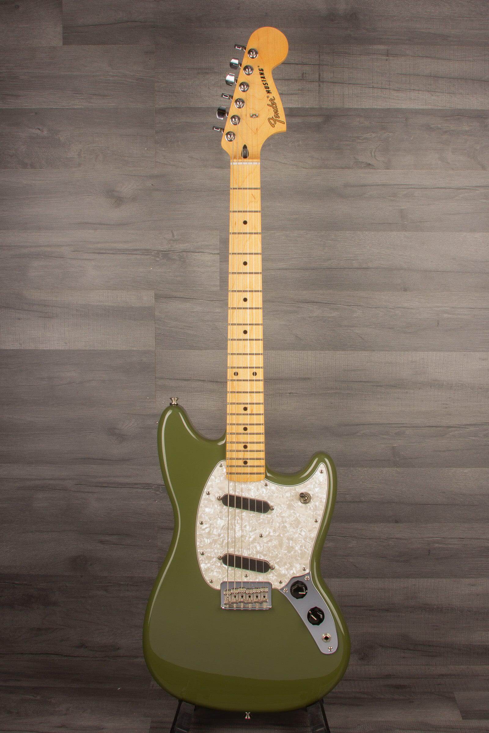 USED - Fender Mustang Olive Green