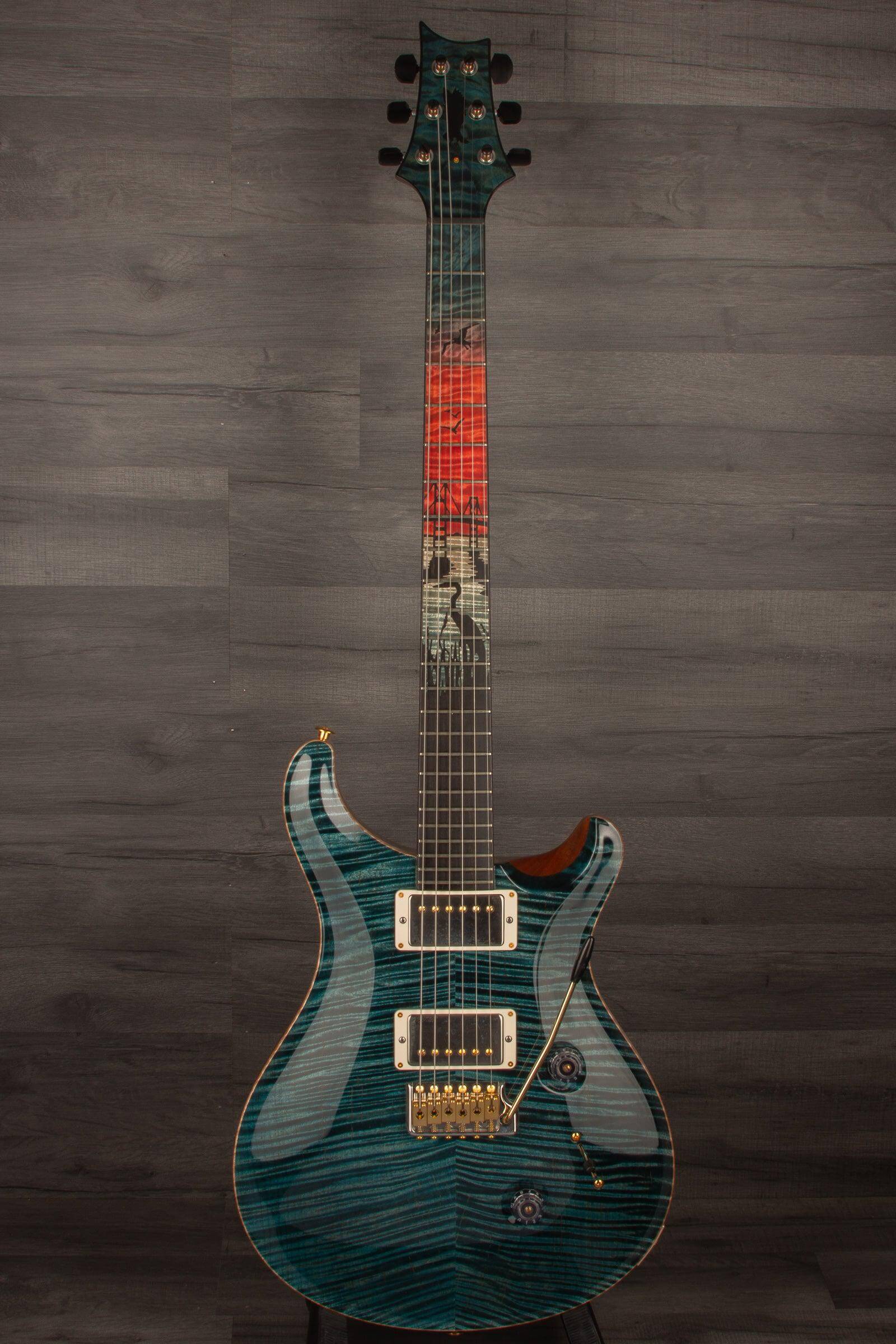 PRS Private Stock Matapeake Blue - Chesapeake Bay Bridge Inlay s#0329352 - MusicStreet