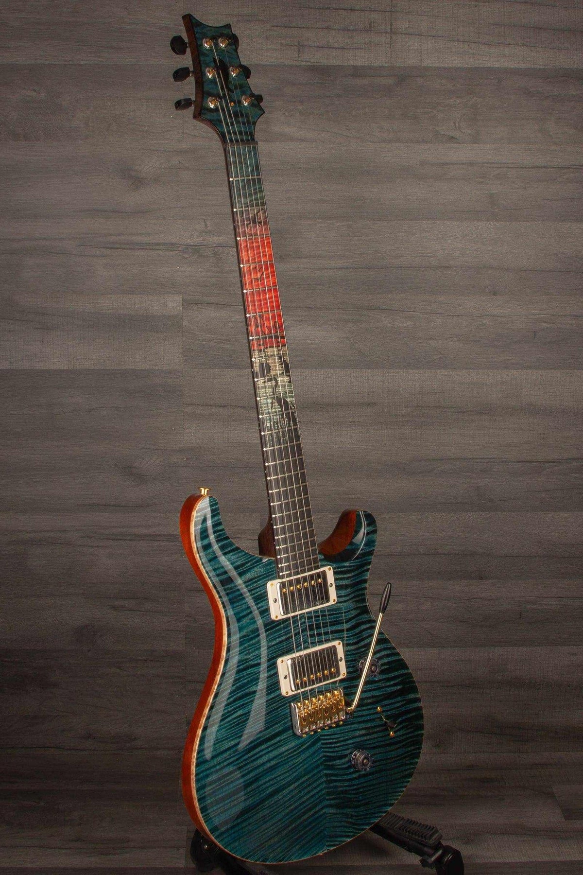PRS Private Stock Matapeake Blue - Chesapeake Bay Bridge Inlay s#0329352
