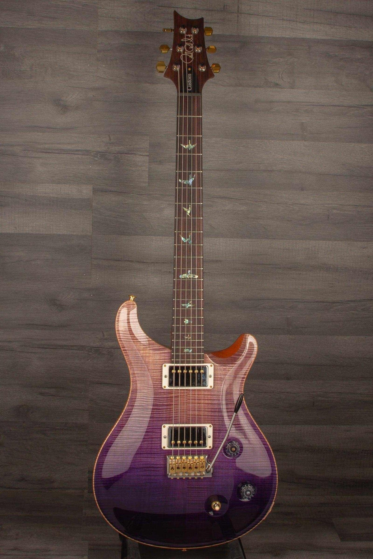 USED - PRS Wood Library Custom 22 'Machinehead' Purple Fade - solid Rosewood neck