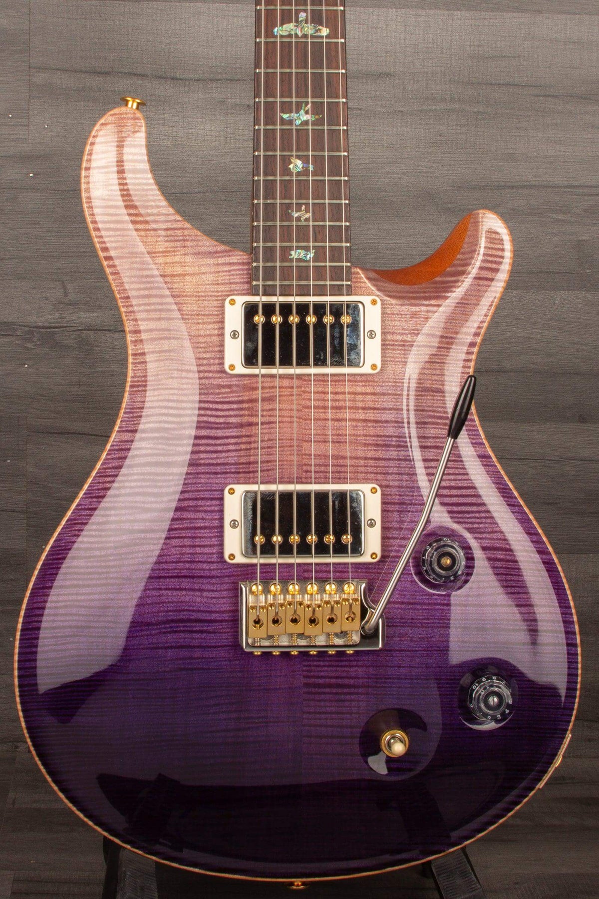 USED - PRS Wood Library Custom 22 'Machinehead' Purple Fade - solid Rosewood neck