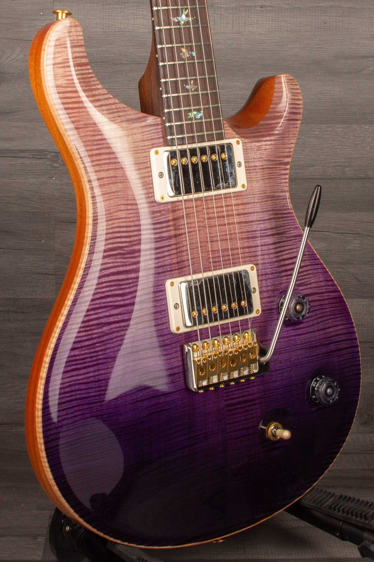USED - PRS Wood Library Custom 22 'Machinehead' Purple Fade - solid Rosewood neck