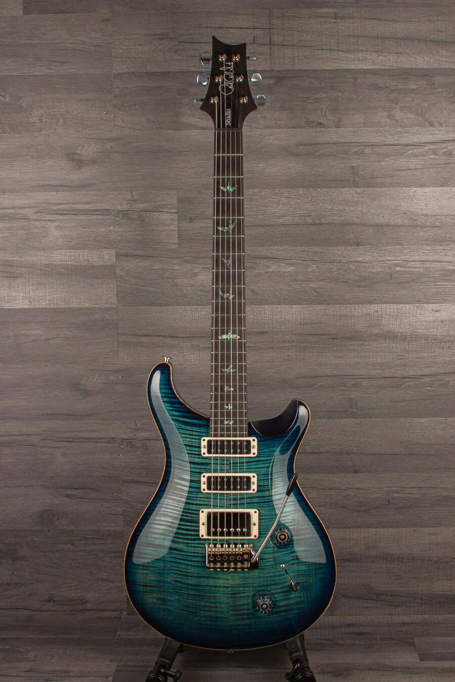 PRS - Wood Library Studio Electric Guitar - Cobalt Blue #0355416