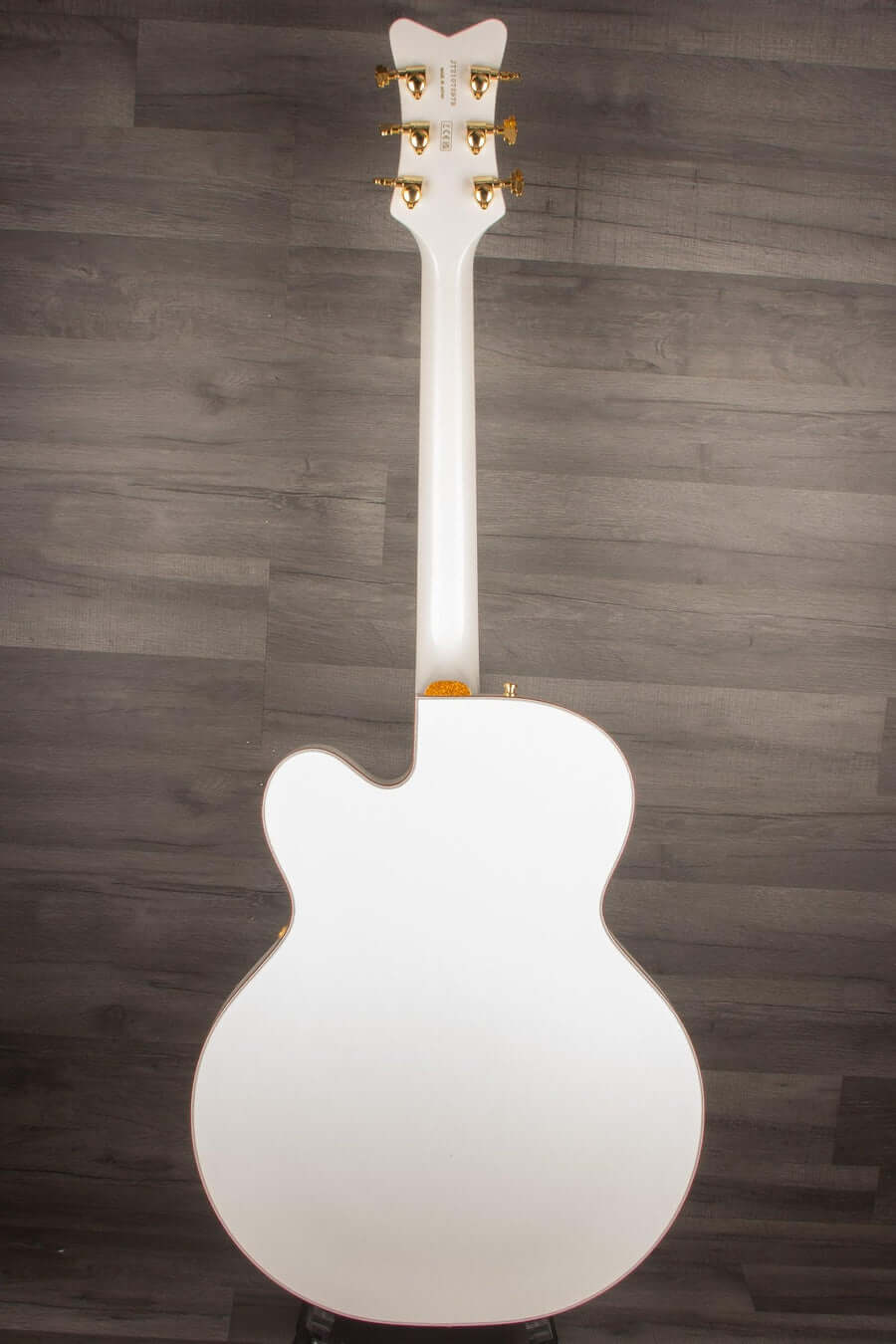 Gretsch G6136TG Players Edition Falcon™ Hollow Body Electric Guitar - White, String-Thru Bigsby®, Gold Hardware, Ebony Fingerboard