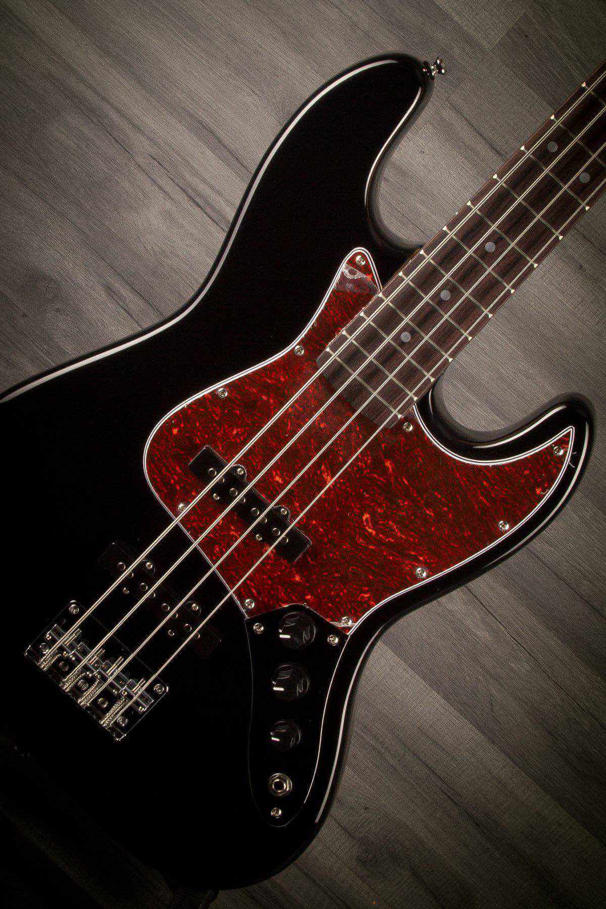 Aria STB JB/B BK - Bass Guitar with Tortoise Scratch Guard