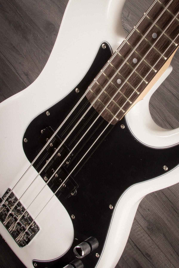 Aria Bass Guitar Aria STB PB/B White