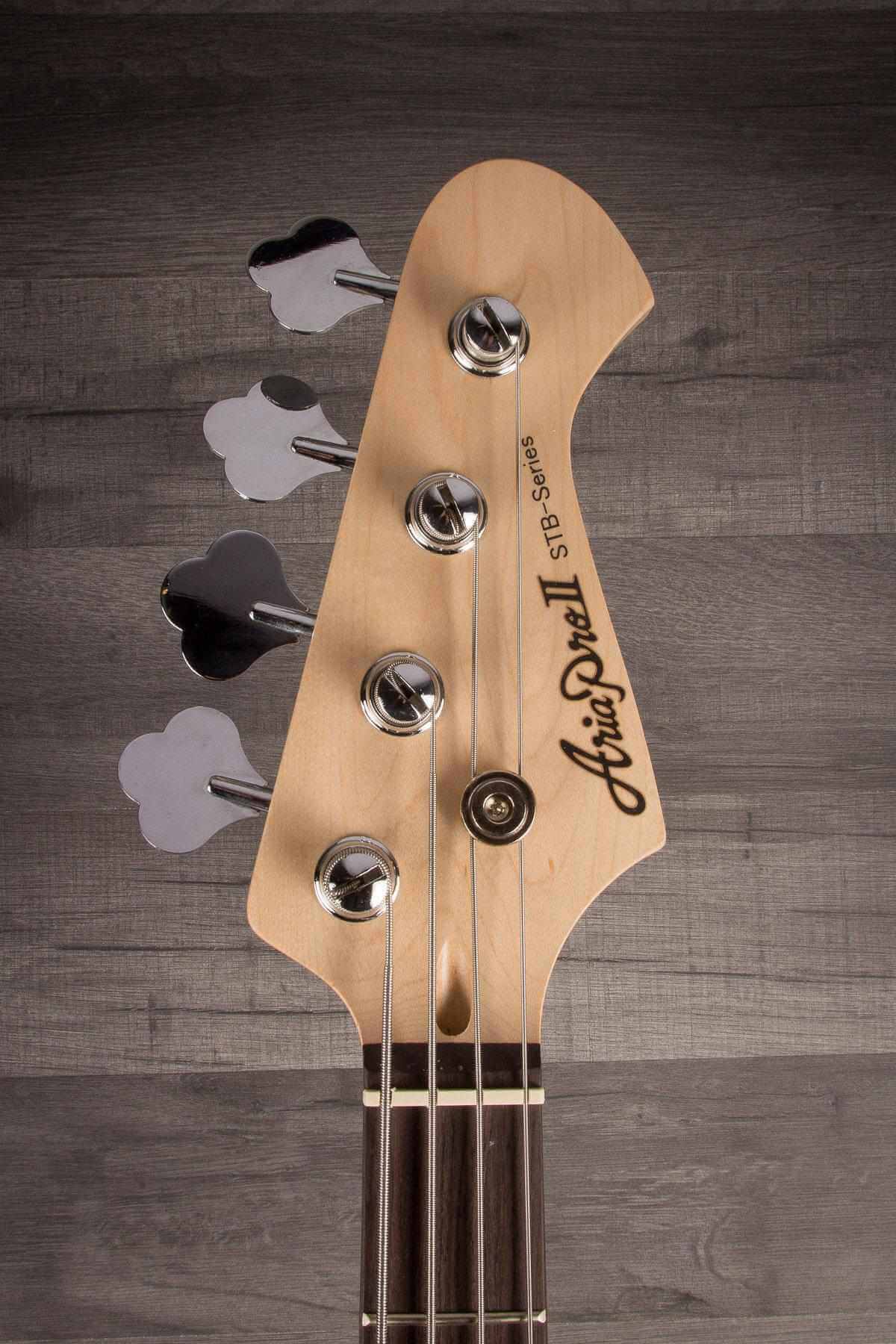 Aria Bass Guitar Aria STB PB/B White