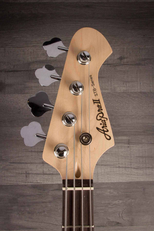 Aria Bass Guitar Aria STB PB/B White