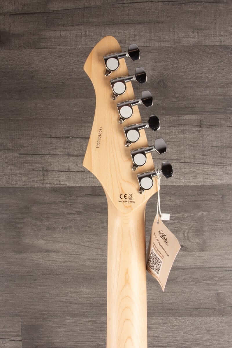 Aria Jet-Baritone - 30" Baritone Electric Guitar, 3 Tone Sunburst