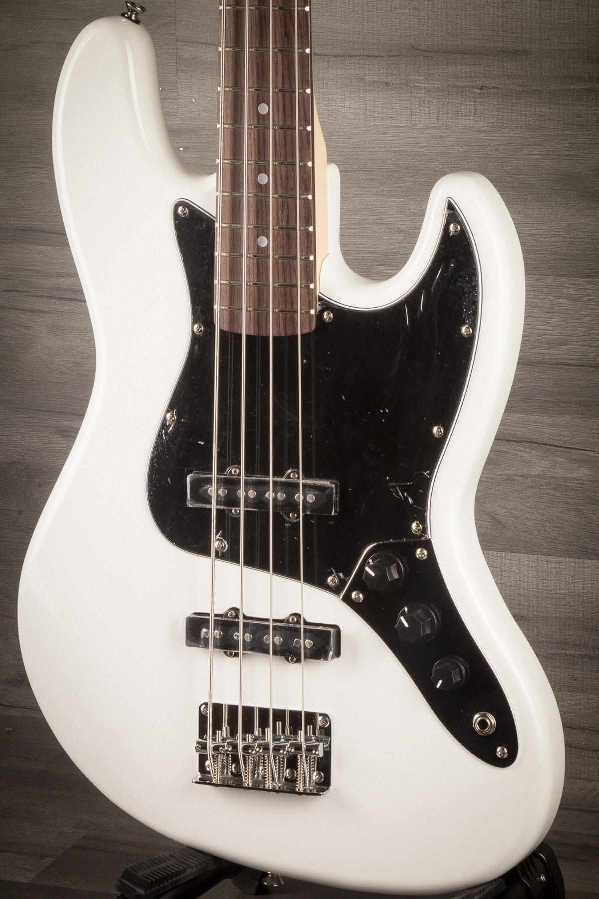 Aria Pro ii STB JB/B Bass Guitar - White