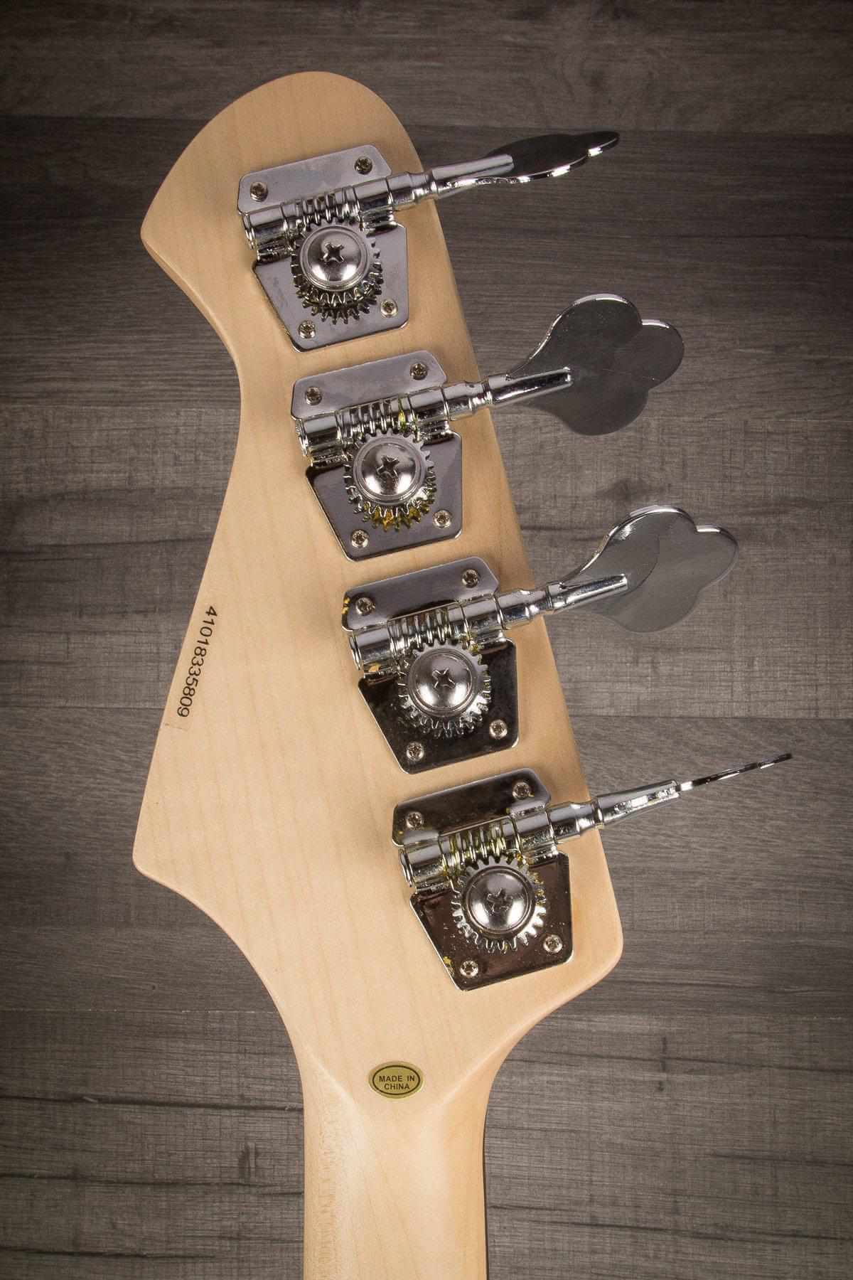 Aria Pro ii STB JB/B Bass Guitar - White