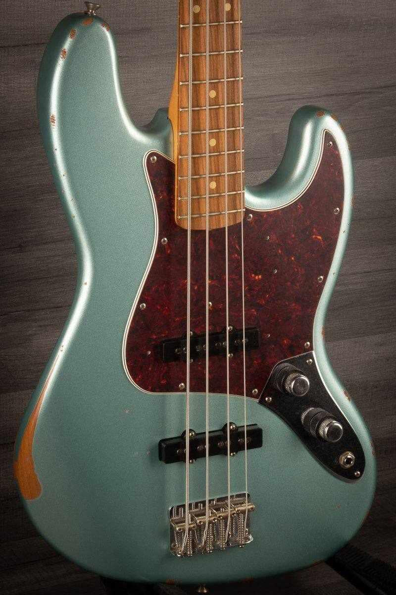 Fender 60th Anniversary Road Worn '60s Jazz Bass Guitar - Firemist Silver
