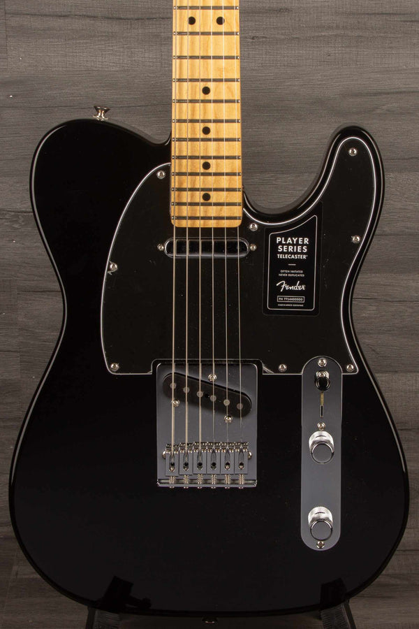 Fender Player Series Telecaster Black, Maple Neck - MusicStreet